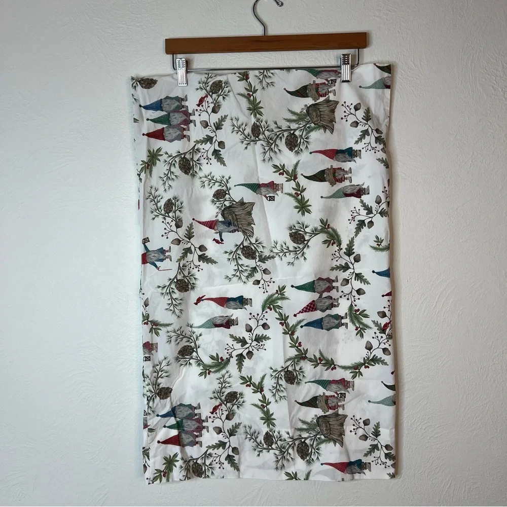 Pottery Barn Forest Gnomes Standard Pillow Case Organic Cotton